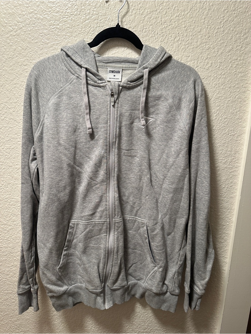 Men’s Gymshark Grey Full Zip Hoodie